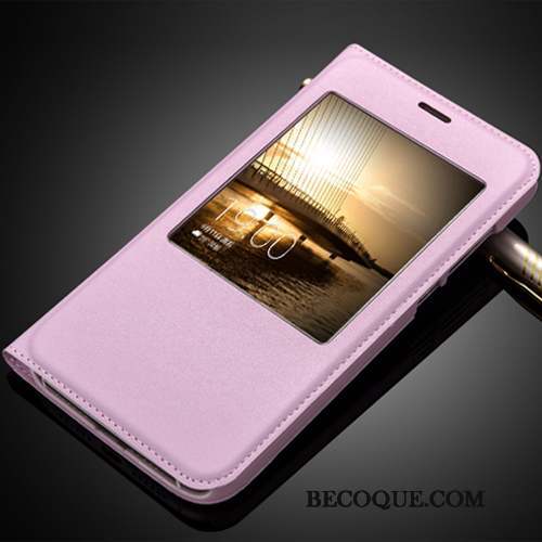 Huawei G7 Plus Coque Protection Housse Rose Étui Téléphone Portable Étui En Cuir