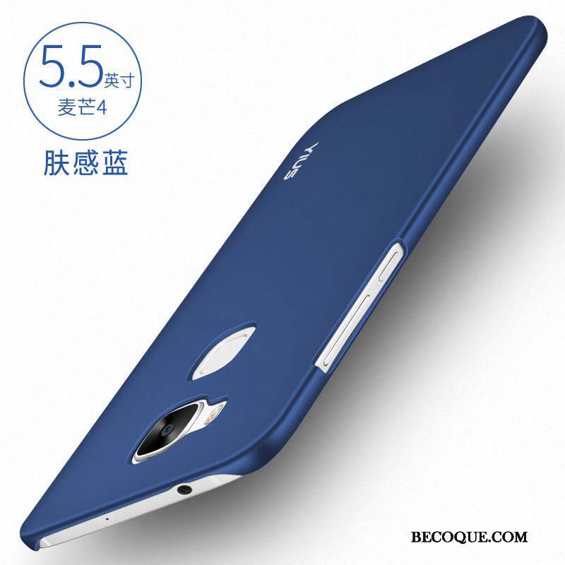 Huawei G7 Plus Téléphone Portable Coque Silicone Bleu Difficile Étui