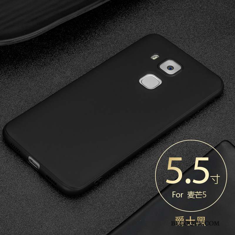 Huawei G9 Plus Étui Coque De Téléphone Très Mince Simple Délavé En Daim Fluide Doux