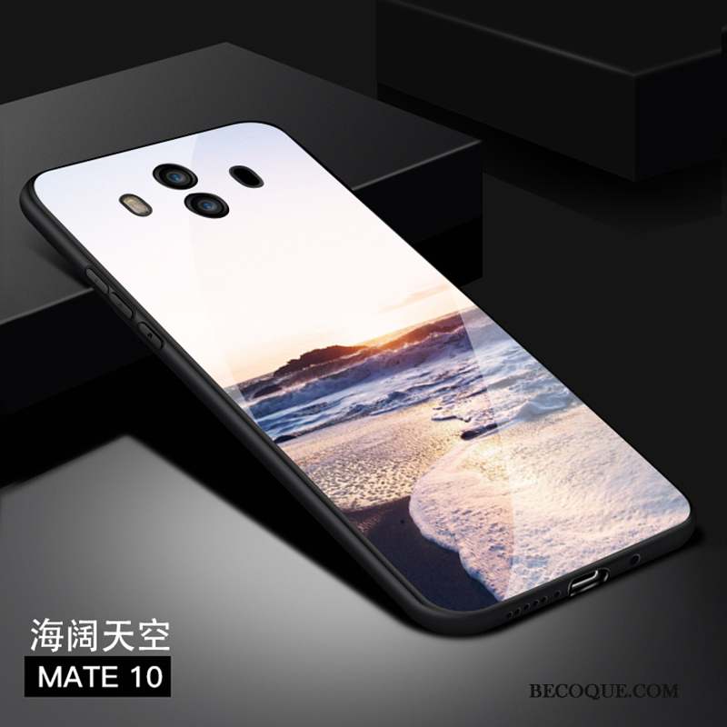 Huawei Mate 10 Coque Créatif Étui Silicone Blanc Tout Compris Peinture