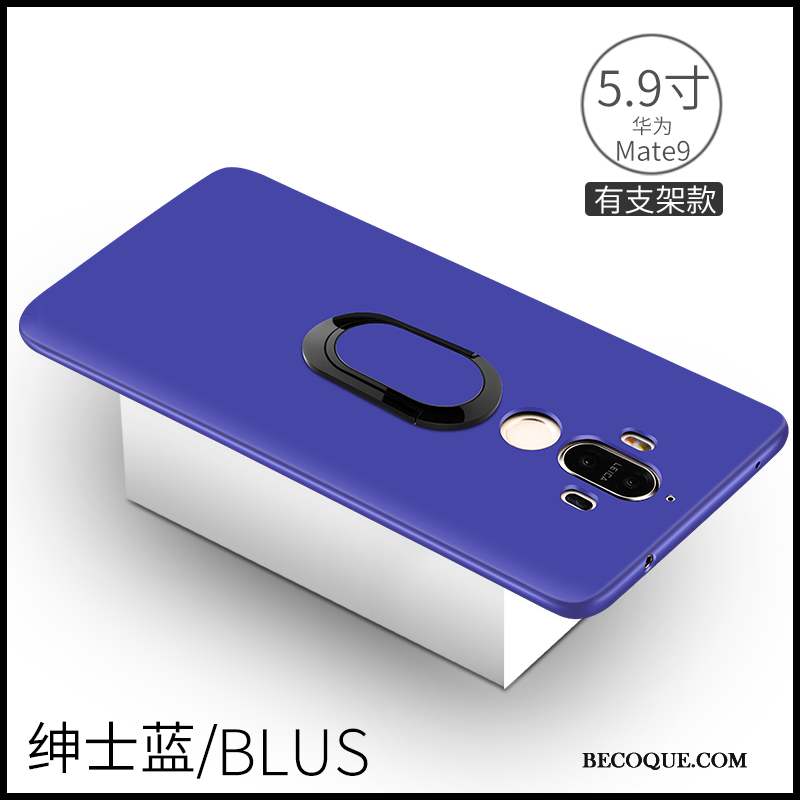 Huawei Mate 10 Coque De Téléphone Bleu Silicone Fluide Doux Protection Étui