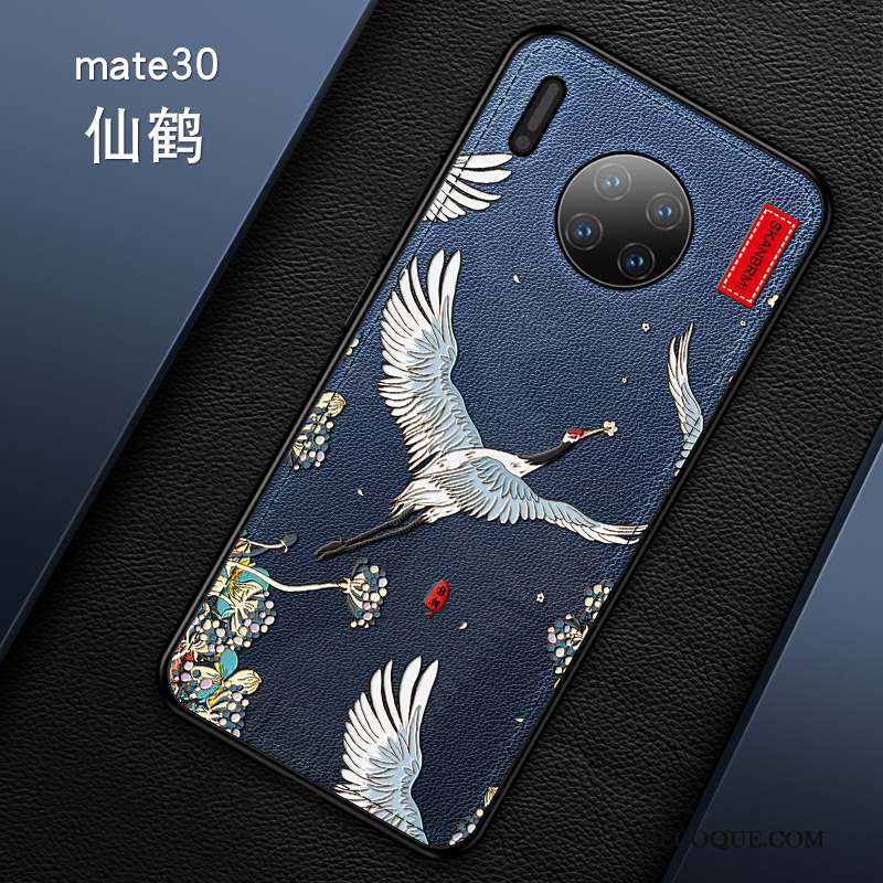 Huawei Mate 30 Protection Créatif Coque De Téléphone Style Chinois Étui Qualité