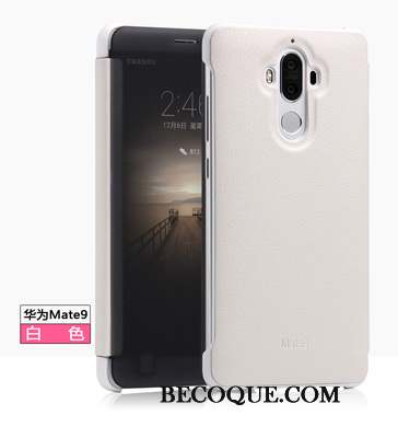 Huawei Mate 9 Housse Étui Blanc Incassable Très Mince Coque De Téléphone