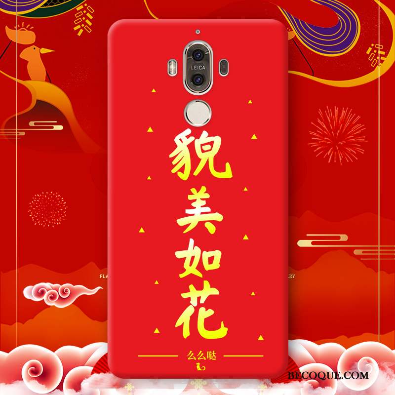 Huawei Mate 9 Pro Incassable Coque De Téléphone Étui Nouveau Rouge Silicone
