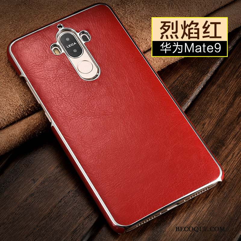 Huawei Mate 9 Étui En Cuir Coque De Téléphone Mode Incassable Mince Business