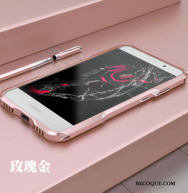 Huawei Mate 9 Étui Métal Coque Rose Protection Très Mince