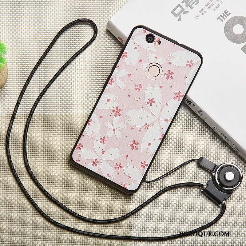 Huawei Nova Rose Coque De Téléphone Étui Incassable Fluide Doux Jeunesse