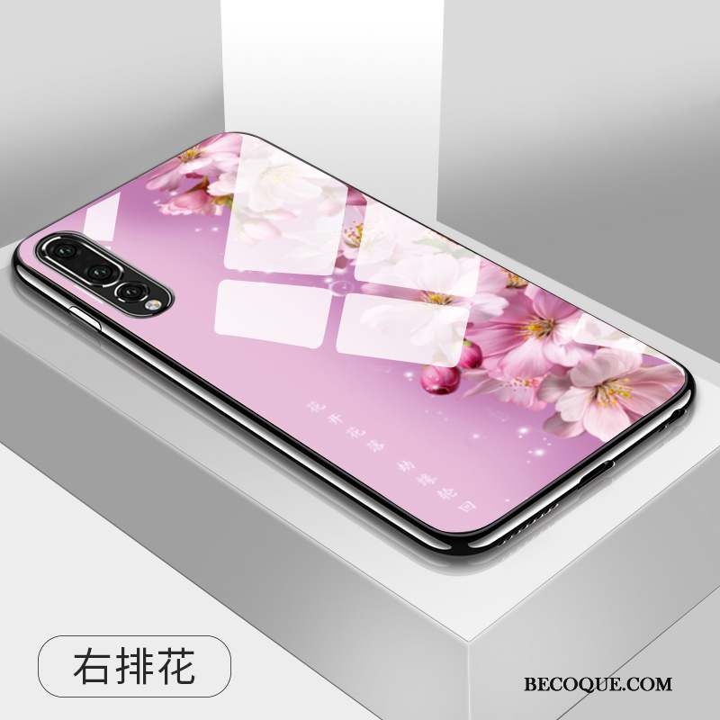 Huawei P20 Pro Protection Créatif Coque De Téléphone Nouveau Rose Bordure