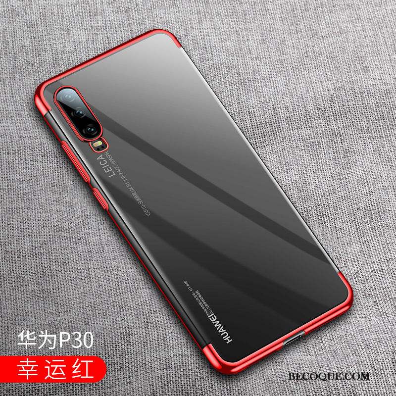 Huawei P30 Personnalité Net Rouge Créatif Clair Légères Coque De Téléphone