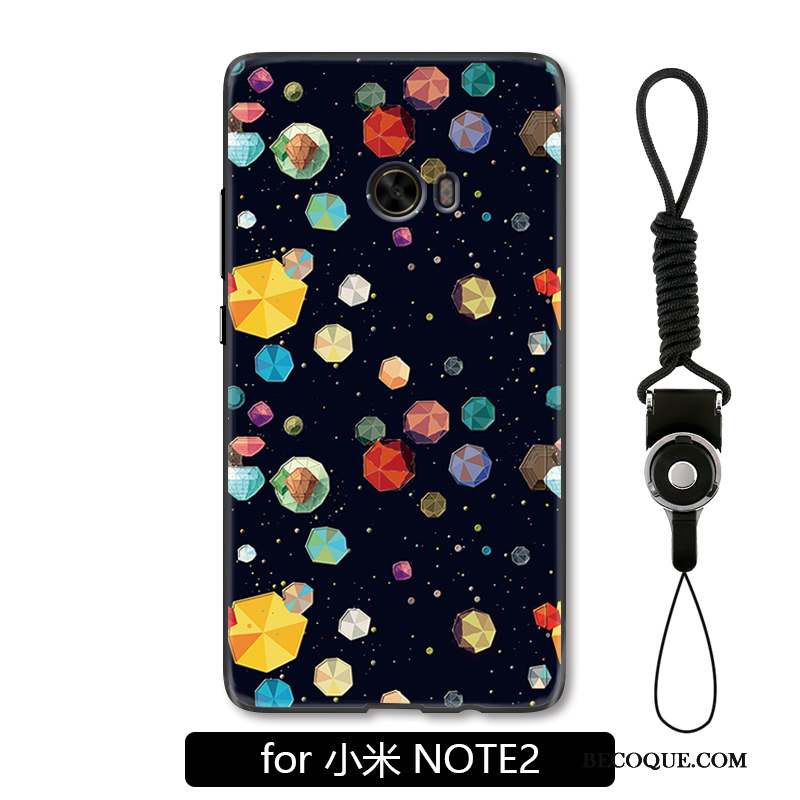 Mi Note 2 Gaufrage Ciel Étoilé Personnalité Coque De Téléphone Incassable Colorée