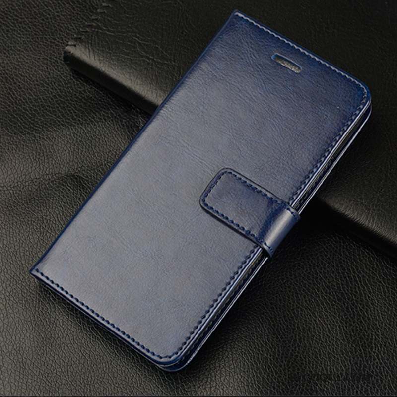 Samsung Galaxy A50 Bleu Marin Incassable Housse Coque De Téléphone Étui En Cuir