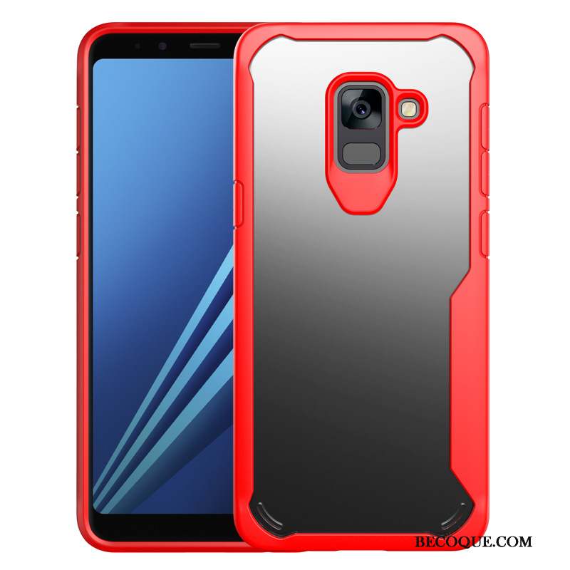 coque samsung a8 2018 rouge