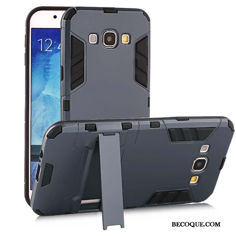 Samsung Galaxy A8 Protection Support Coque De Téléphone Incassable Étui Gris