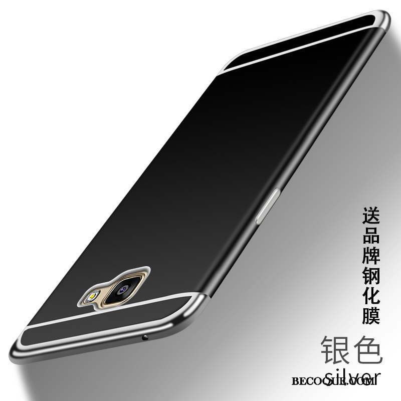 Samsung Galaxy A9 Fluide Doux Étui Coque Silicone Argent Protection