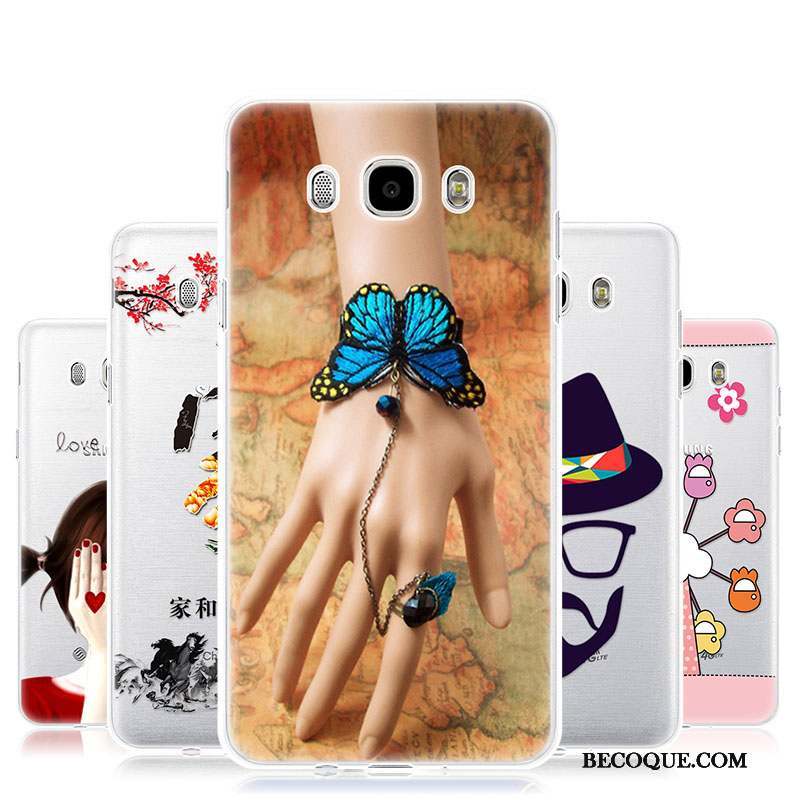 Samsung Galaxy J7 2016 Coque De Téléphone Multicolore Mince Téléphone Portable Étui Protection