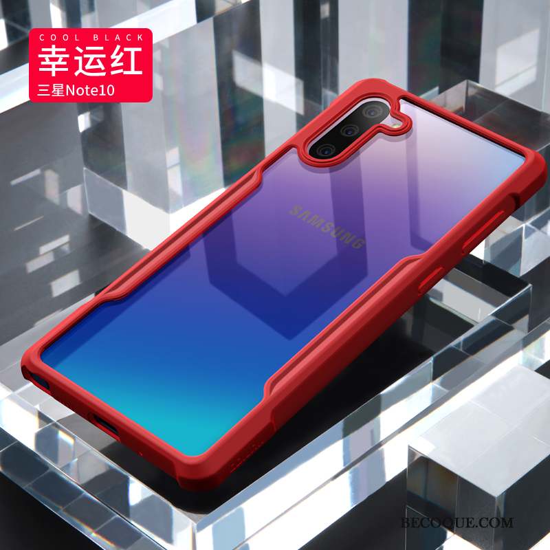 Samsung Galaxy Note 10 Coque Ballon Rouge Créatif Incassable Personnalité Silicone