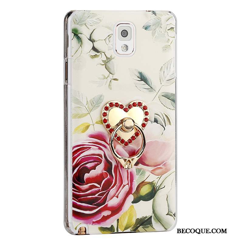 samsung note 3 coque fleurs