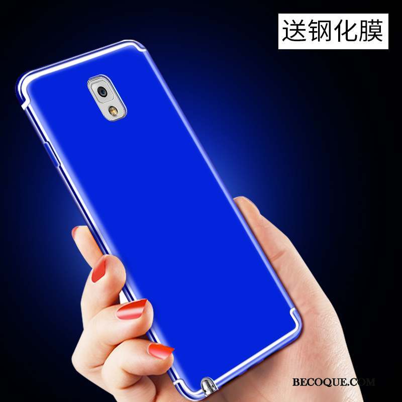 Samsung Galaxy Note 3 Fluide Doux Silicone Bleu Étui Coque De Téléphone Incassable