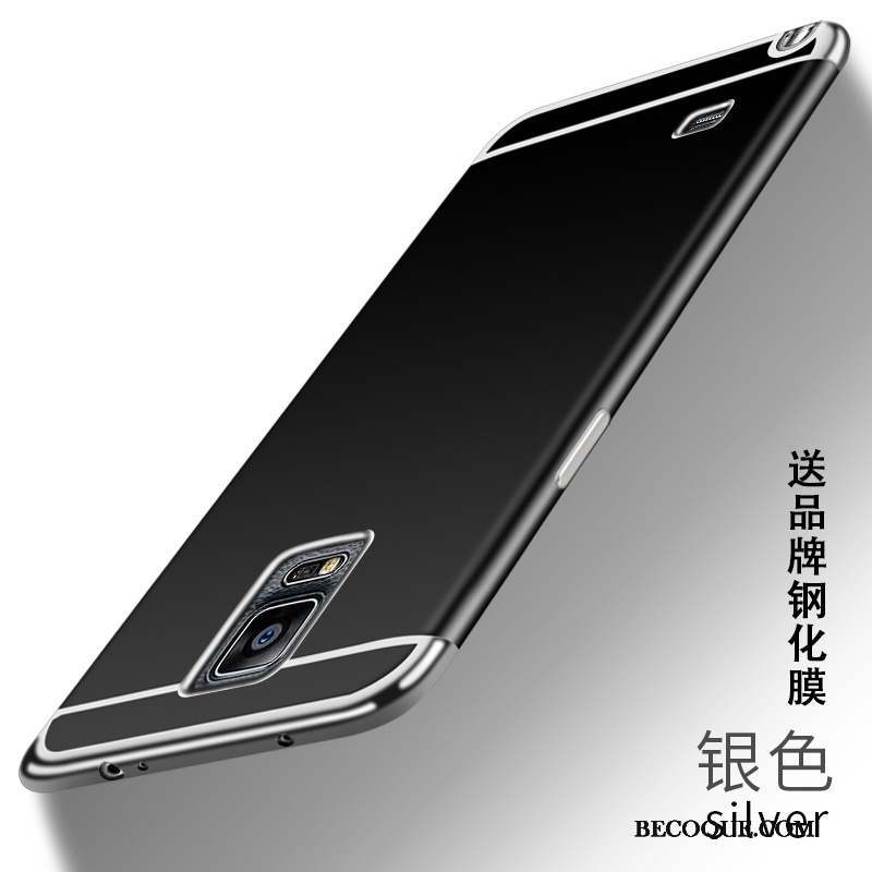 Samsung Galaxy Note 4 Coque Tout Compris Silicone Délavé En Daim Étui Créatif Fluide Doux