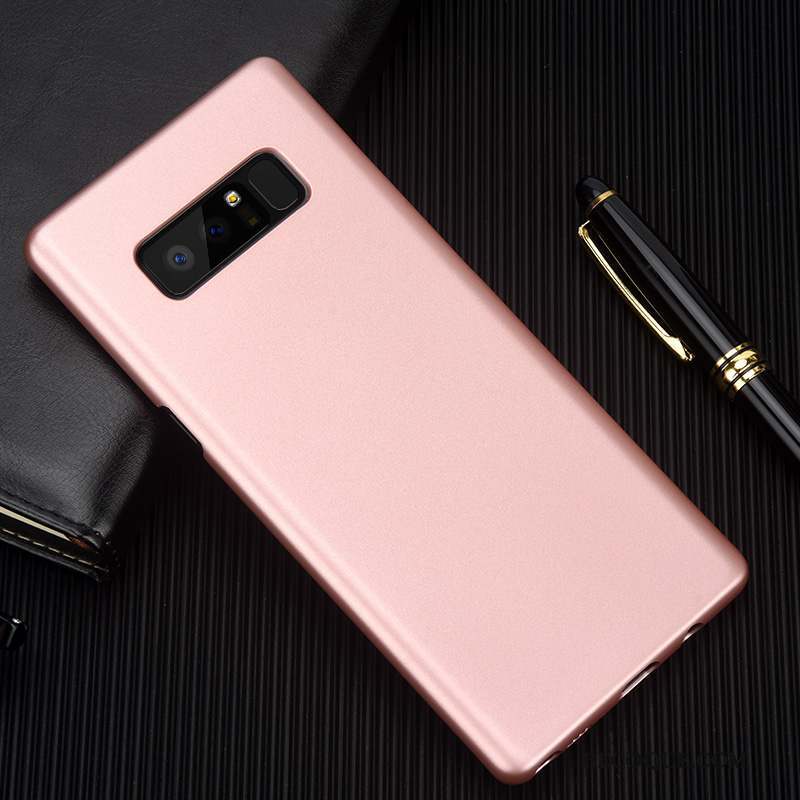 Samsung Galaxy Note 8 Tendance Délavé En Daim Or Rose Coque Étui Très Mince