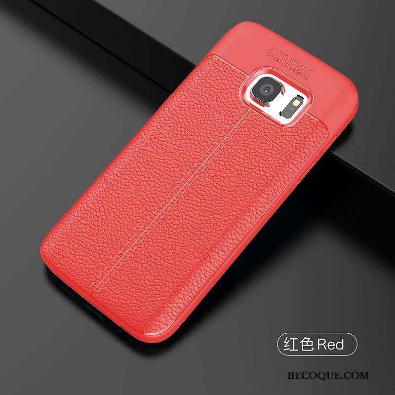 Samsung Galaxy S7 Edge Coque Tendance Rouge Incassable Personnalité Créatif