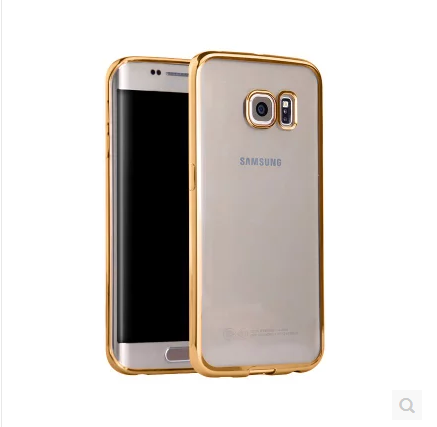 Samsung Galaxy S7 Edge Protection Coque De Téléphone Silicone Tout Compris Or