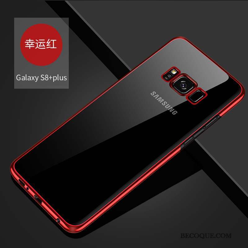 Samsung Galaxy S8+ Coque De Téléphone Rouge Tout Compris Créatif Incassable Personnalité