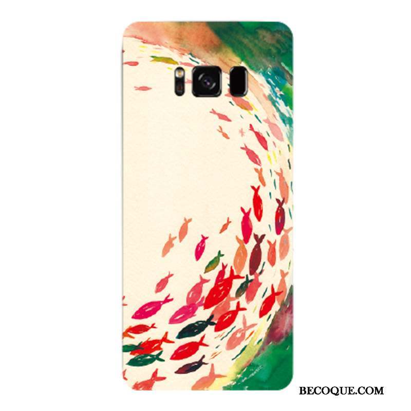 Samsung Galaxy S8+ Coque Multicolore Amoureux Étui Incassable Tout Compris Marque De Tendance
