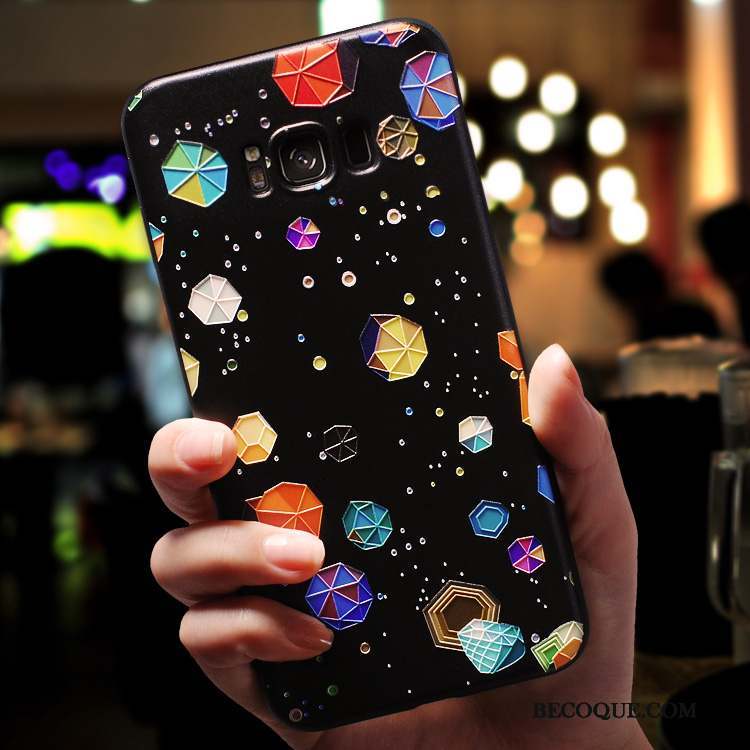 Samsung Galaxy S8+ Coque Silicone Tout Compris Multicolore Incassable Personnalité Créatif