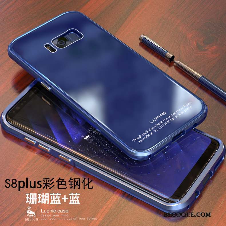 Samsung Galaxy S8+ Incassable Border Téléphone Portable Protection Métal Coque
