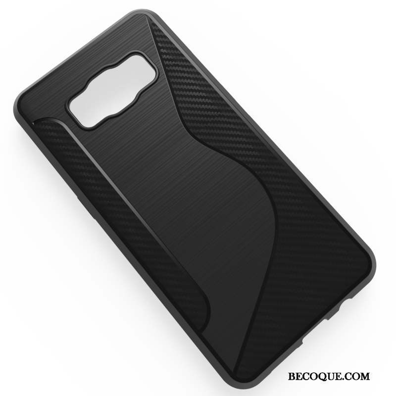 Samsung Galaxy S8 Noir Fluide Doux Coque De Téléphone Étui Antidérapant Protection
