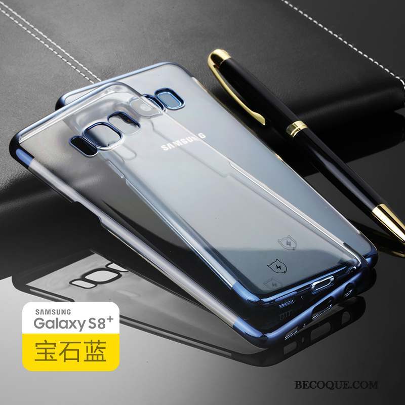 Samsung Galaxy S8+ Protection Coque De Téléphone Bleu Très Mince Étui Difficile