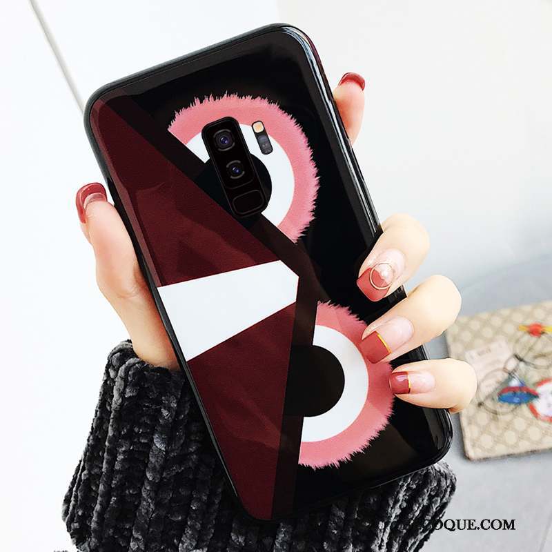 Samsung Galaxy S9 Coque Silicone Vin Rouge Incassable Marque De Tendance Net Rouge Créatif