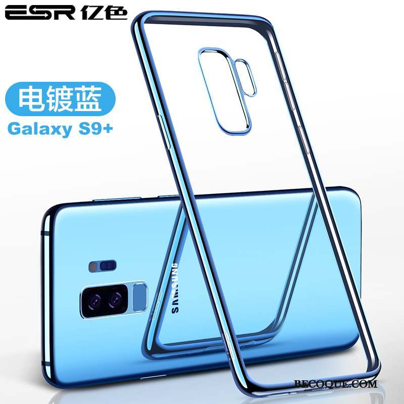 Samsung Galaxy S9+ Incassable Coque De Téléphone Protection Étui Très Mince Bleu