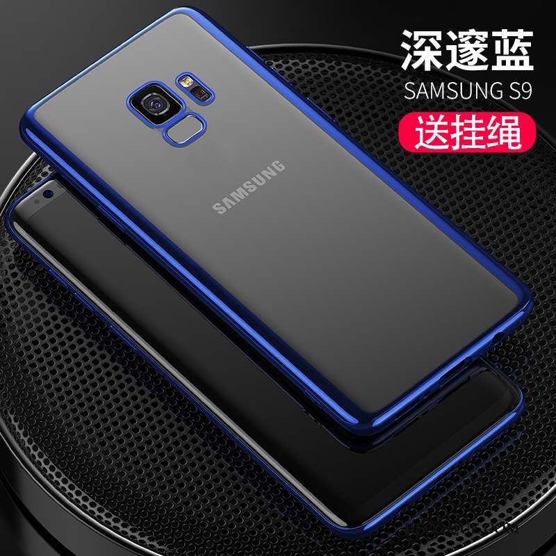 Samsung Galaxy S9 Incassable Très Mince Bleu Protection Coque De Téléphone Tout Compris