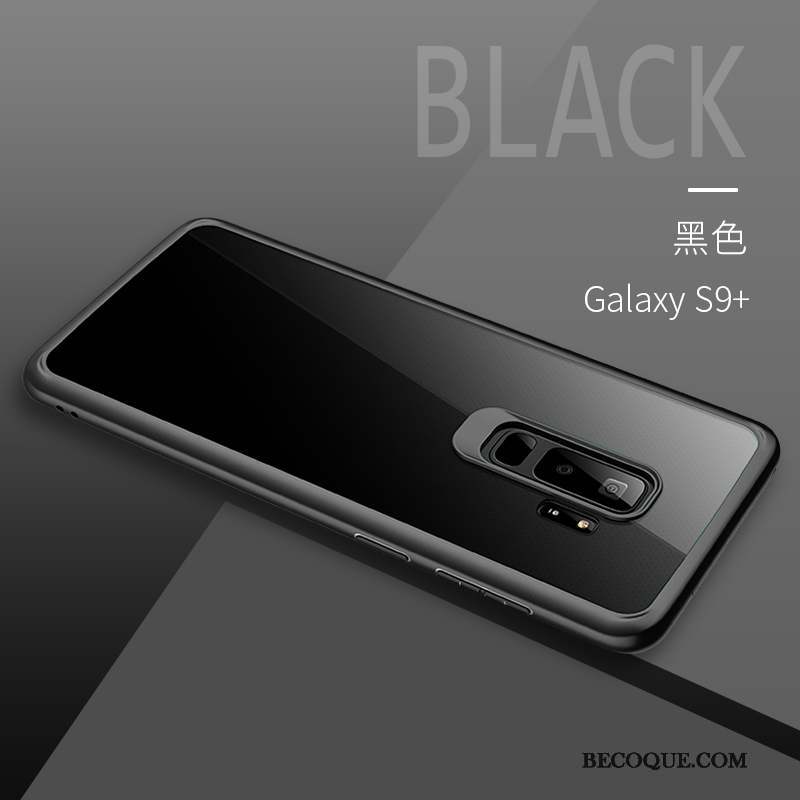Samsung Galaxy S9+ Tout Compris Étui Coque De Téléphone Personnalité Très Mince Noir