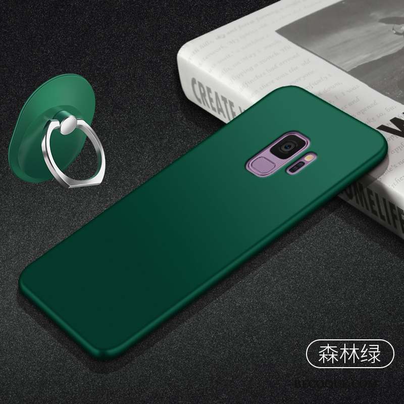 Samsung Galaxy S9 Très Mince Simple Incassable Coque De Téléphone Tout Compris Vert