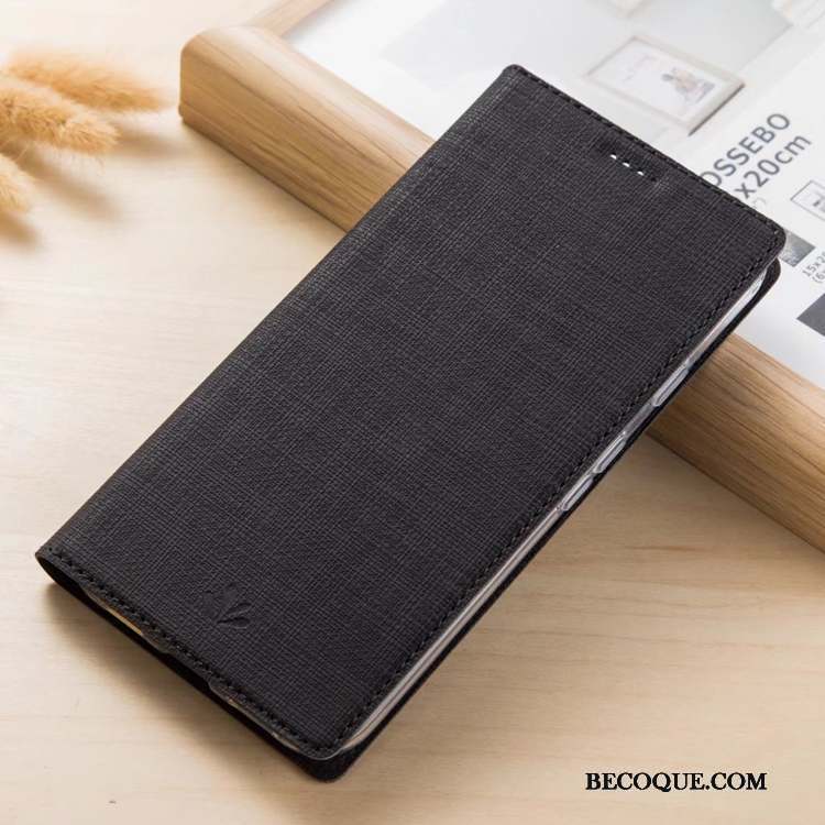 Sony Xperia L3 Étui En Cuir Protection Coque De Téléphone Housse Carte Tissu