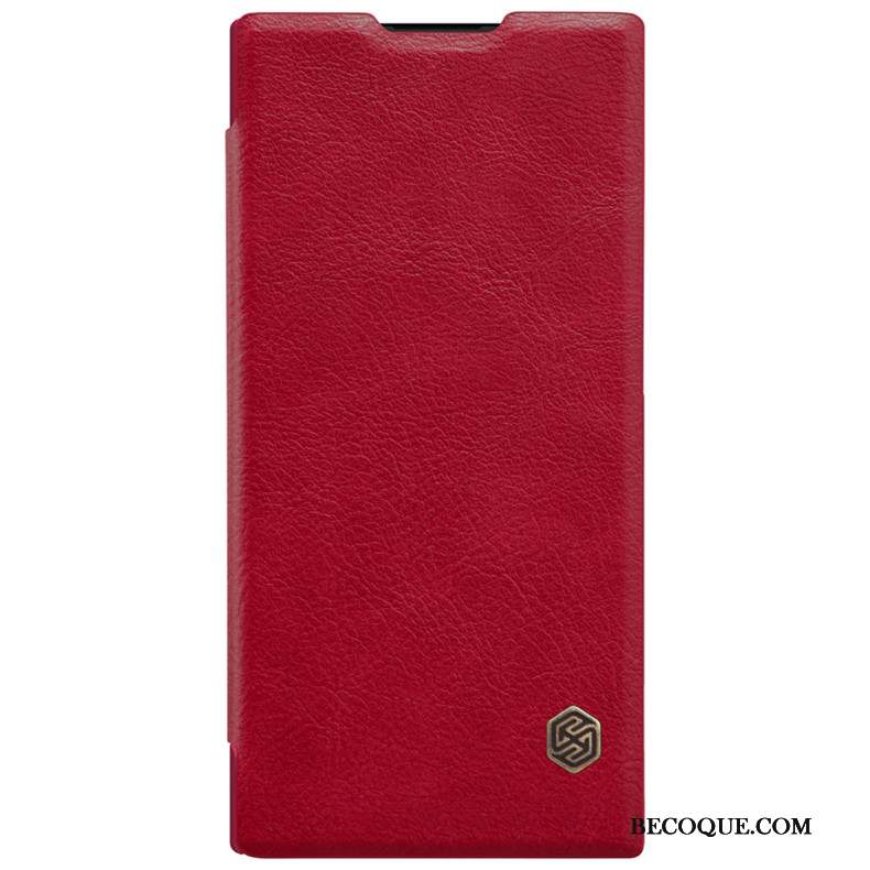 Sony Xperia Xa2 Ultra Vin Rouge Étui Coque De Téléphone Or Téléphone Portable Clamshell