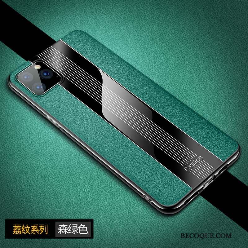 iPhone 11 Pro Max Coque Très Mince Vert Luxe Tendance Nouveau Tout Compris