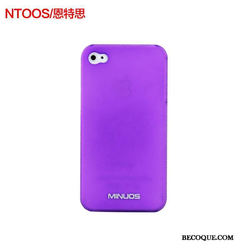 iPhone 4/4s Étui Téléphone Portable Coque De Téléphone Protection Violet