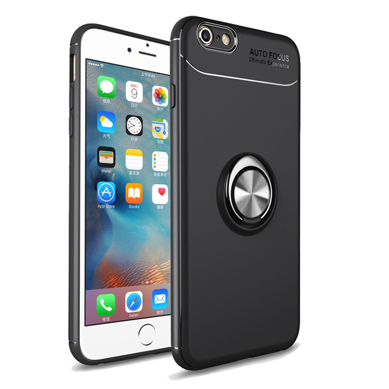 iPhone 6/6s Noir Coque De Téléphone Marque De Tendance Protection Tout Compris Fluide Doux