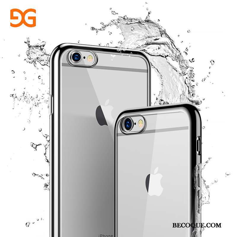 iPhone 6/6s Plus Coque De Téléphone Très Mince Transparent Incassable Tendance Silicone