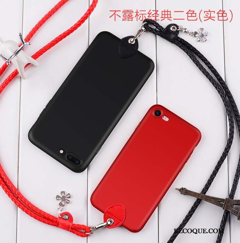 iPhone 6/6s Plus Tout Compris Élégant Coque De Téléphone Noir Marque De Tendance Rouge