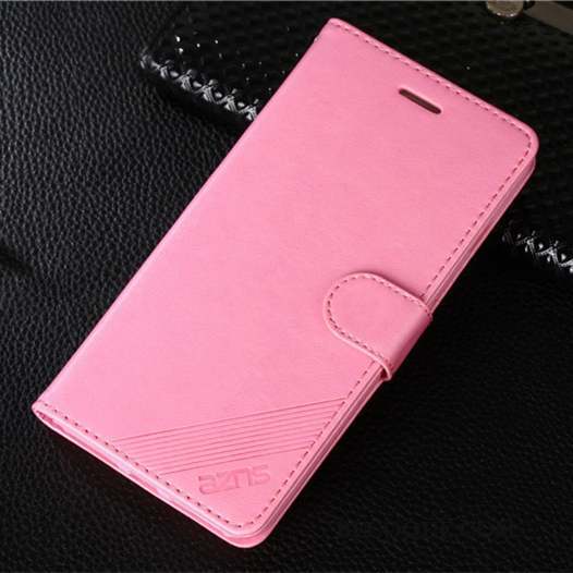 iPhone 7 Coque Fluide Doux Rose Carte Étui Étui En Cuir Téléphone Portable