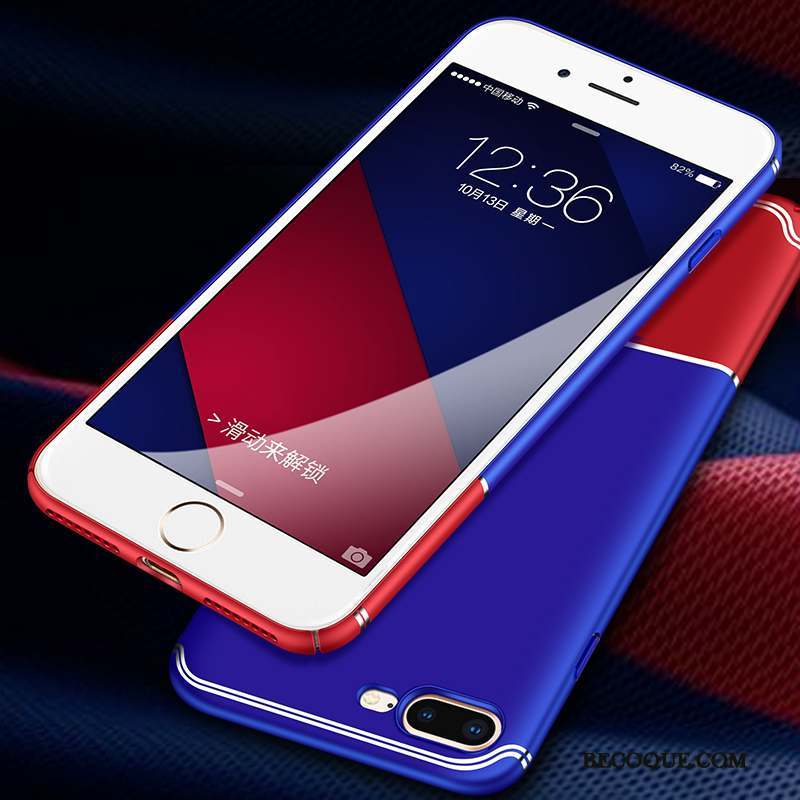 iPhone 7 Plus Coque De Téléphone Très Mince Nouveau Bleu Difficile Étui