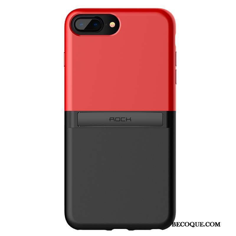 iPhone 7 Plus Coque Tout Compris Étui Rouge Tendance Support Mince