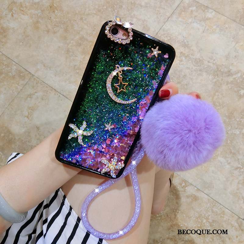 iPhone 7 Plus Mois Lapin Violet Quicksand Coque De Téléphone Rose