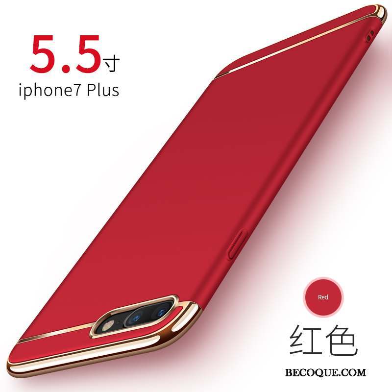 iPhone 7 Plus Protection Coque Rouge Étui Incassable De Téléphone