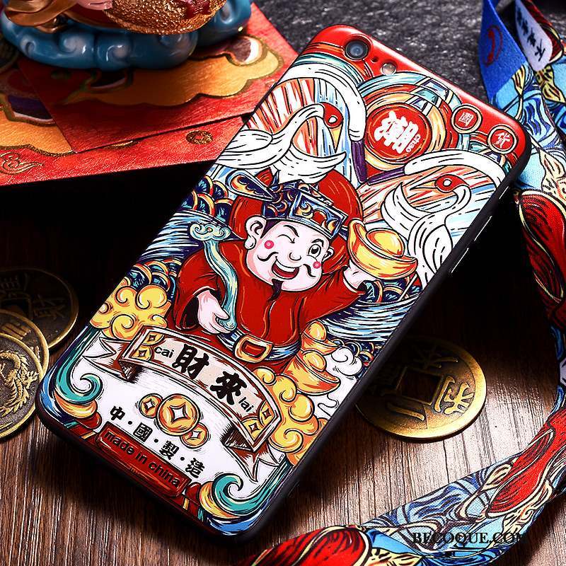 iPhone 7 Plus Richesse Créatif Gaufrage Marque De Tendance Multicolore Coque De Téléphone